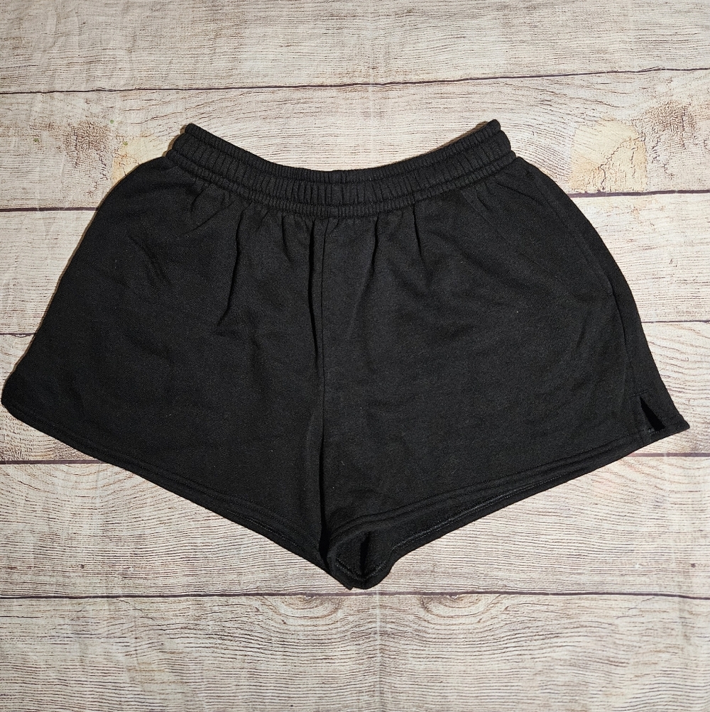 No Boundaries Black Sweatpant Shorts